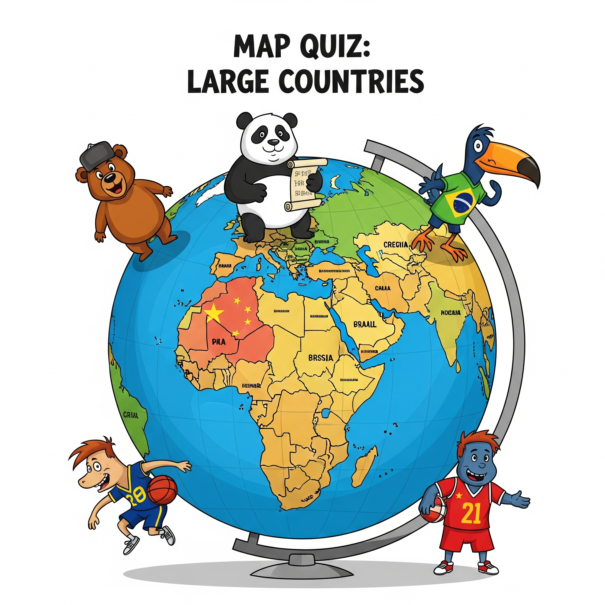 Map Quiz Game Country Map 